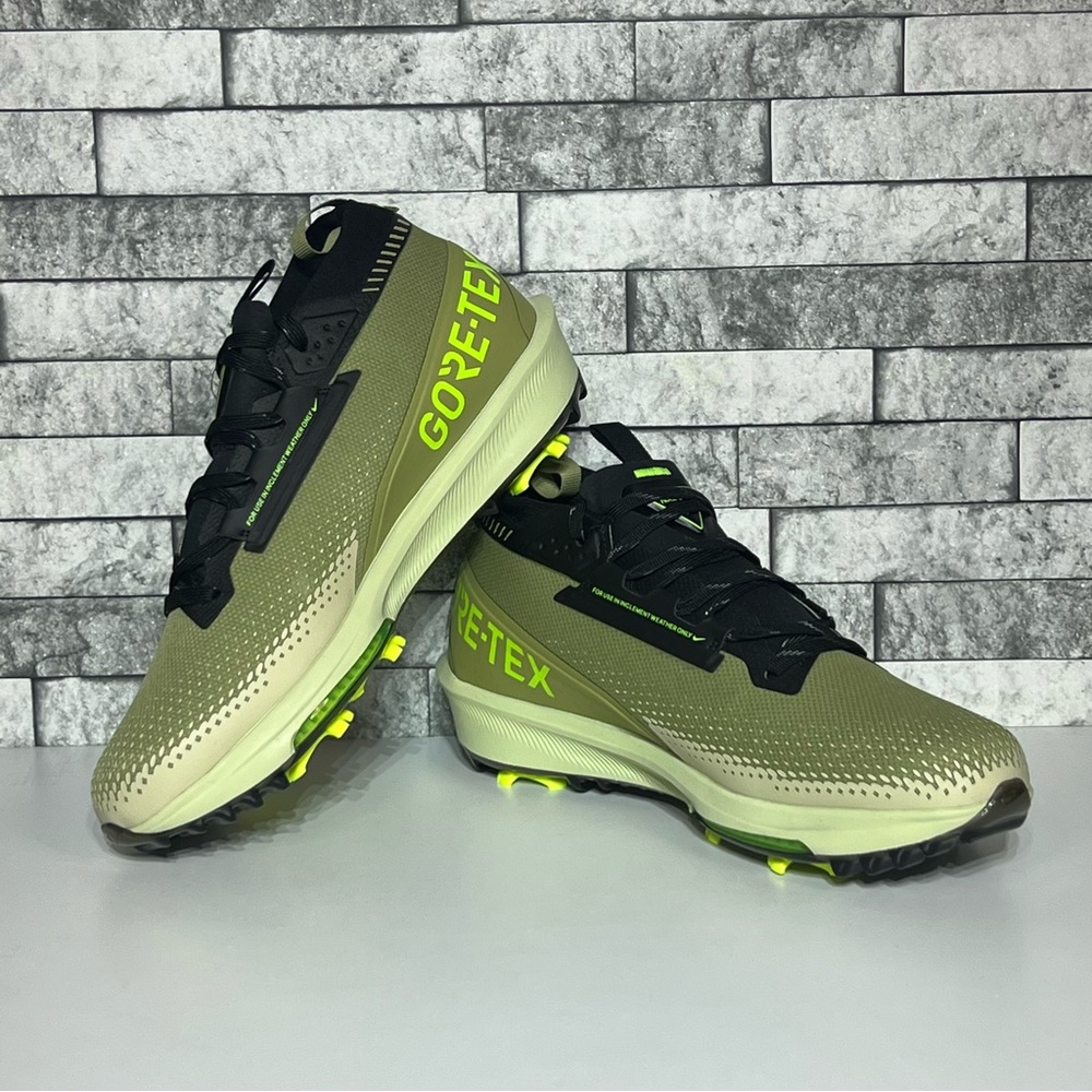 Nike Golf Men’s 11.5 Infinity Tour GTX Green Gore Tex Golf Shoes - Picture 4 of 10